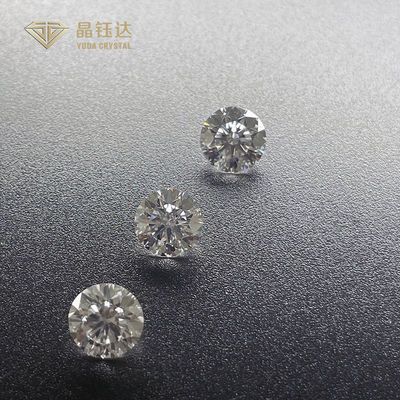 Hình tròn Brilliant Cut Kim cương tổng hợp được chứng nhận Đường cắt tuyệt vời 9mm
