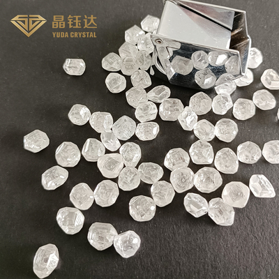 Viên kim cương thô chưa cắt trong phòng thí nghiệm được nuôi cấy Kim cương thô 4carat HPHT để đánh bóng