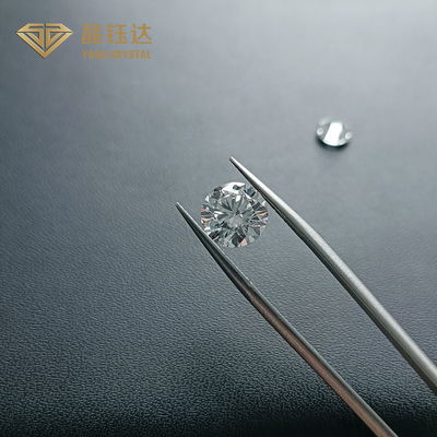 Tròn màu trắng 7ct 8ct HPHT Kim cương trồng trong phòng thí nghiệm DEF Màu sắc VVS VS Độ rõ