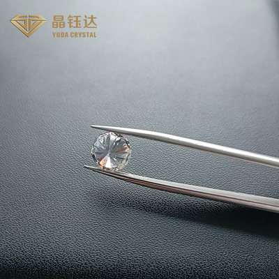 Tròn màu trắng 7ct 8ct HPHT Kim cương trồng trong phòng thí nghiệm DEF Màu sắc VVS VS Độ rõ