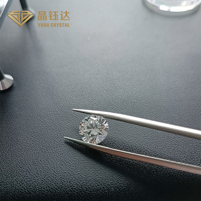 Tròn màu trắng 7ct 8ct HPHT Kim cương trồng trong phòng thí nghiệm DEF Màu sắc VVS VS Độ rõ