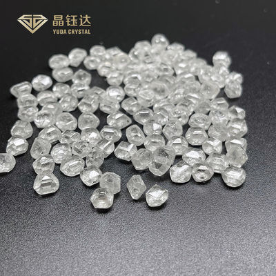 1.0 - 1.5 carat HTHP Ràng kim cương thô không cắt trắng HPHT Kim cương thô để làm nhẫn kim cương phòng thí nghiệm