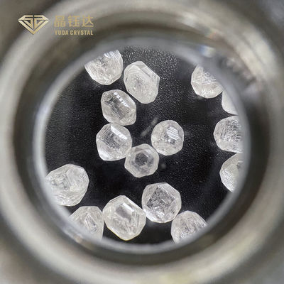 1.0 - 1.5 carat HTHP Ràng kim cương thô không cắt trắng HPHT Kim cương thô để làm nhẫn kim cương phòng thí nghiệm