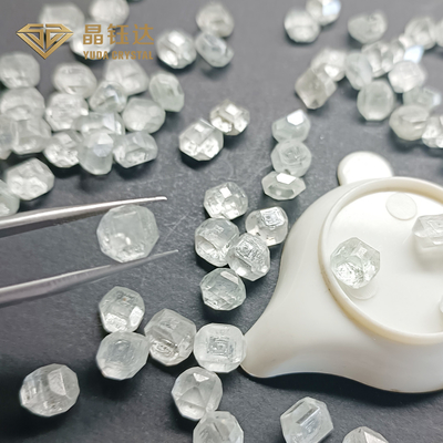 VS SI 3.0ct 4.0ct 5.0ct HPHT Kim cương thô tùy chỉnh cho kim cương lỏng 1 carat