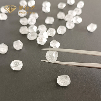 5mm đến 7mm DEF Màu thô HPHT Kim cương hình chữ nhật
