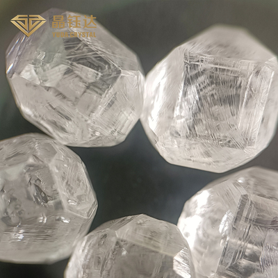 Đòn HPHT Kim cương thô 8.0ct Kim cương trồng trong phòng thí nghiệm Màu trắng VVS VS