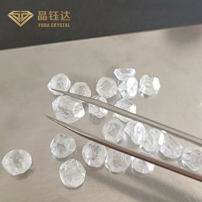 9mm 11mm DEF Màu HPHT Kim cương thô không cắt 8.0ct đến 8.99ct