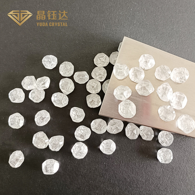 Trọng lượng 1 carat HPHT Kim cương thô 10 carat Trọng lượng FL - I3 Độ tinh khiết