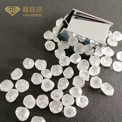 Yuda Crystal 1ct 16ct Kim cương thô không cắt HPHT Kim cương tổng hợp