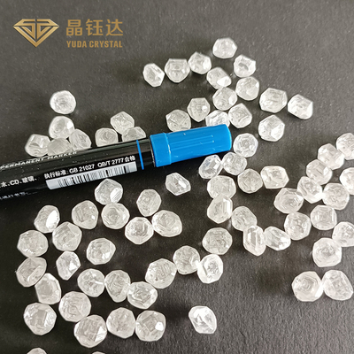 HPHT Viên kim cương nhân tạo không cắt VS Plus Clarity DEF Màu hình chữ nhật