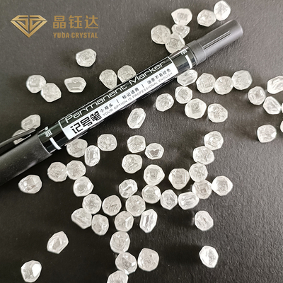 Yuda Crystal Factory Grown Diamonds HPHT 2 Ct 3 Ct Lab Tạo kim cương cho vòng đeo tay