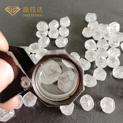 VVS Rough White Lab Diamond Big HPHT Synthetic 2 Carat Man Made Diamond