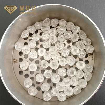 Màu sắc DEF đặc biệt minh bạch HPHT Kim cương thô không cắt để chế tạo kiệt tác