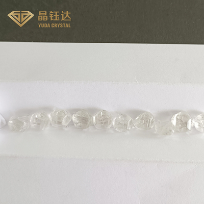 Trọng lượng 1 carat HPHT Kim cương thô 10 carat Trọng lượng FL - I3 Độ tinh khiết