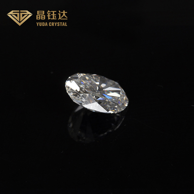 1.0 đến 2,0ct HPHT Gia Kim cương phòng thí nghiệm trưởng thành hình bầu dục trắng LooseFancy cắt