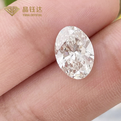 Đá màu trắng được trồng trong phòng thí nghiệm HPHT với chứng nhận IGI