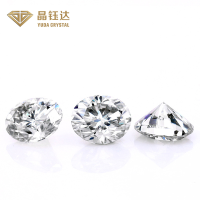 Hpht Hình hình hình bầu dục trắng tổng hợp kim cương lỏng cắt hình bầu dục Igi Gia được chứng nhận