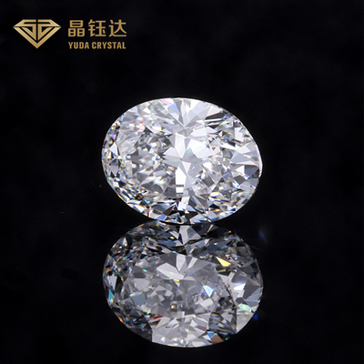 Hpht Hình hình hình bầu dục trắng tổng hợp kim cương lỏng cắt hình bầu dục Igi Gia được chứng nhận