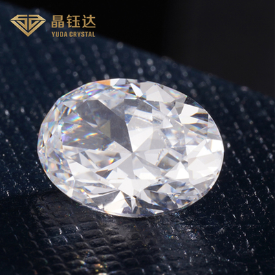 Hpht Hình hình hình bầu dục trắng tổng hợp kim cương lỏng cắt hình bầu dục Igi Gia được chứng nhận
