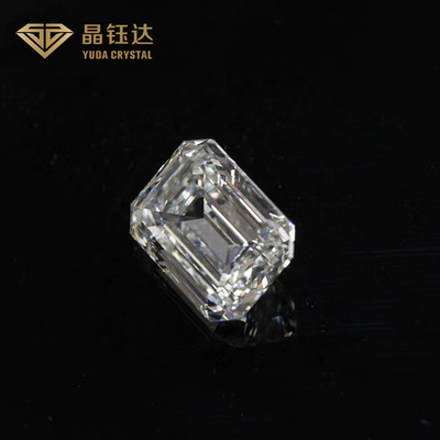 Tốt nhất Emerald cắt hình dạng sang trọng HPHT phòng thí nghiệm tạo kim cương đánh bóng cho nhẫn
