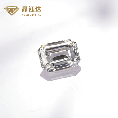 Tốt nhất Emerald cắt hình dạng sang trọng HPHT phòng thí nghiệm tạo kim cương đánh bóng cho nhẫn